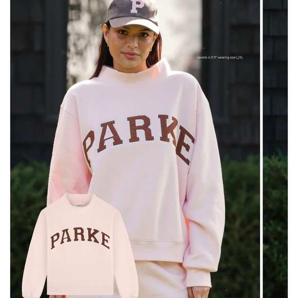 PARKE Pink Sweatshirt - Picture 1 of 1